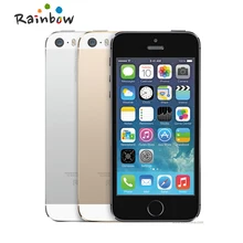 Original iPhone 5s Unlocked 16GB / 32GB ROM 8MP camera 1136x640 pixel WIFI GPS Bluetooth Cell phone multi language(China (Mainland))