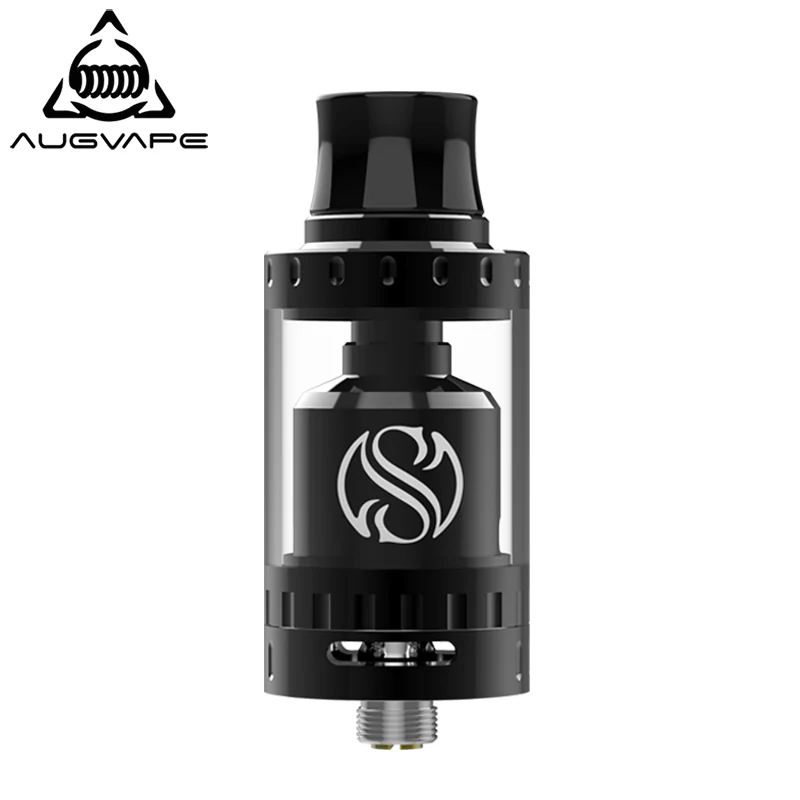 

Augvape Merlin RTA Tank Atomizer 23mm Diameter 4ML Dual Adjustable Airflow 510 Drip tip Vape Tank Electronic Cigarette RTA
