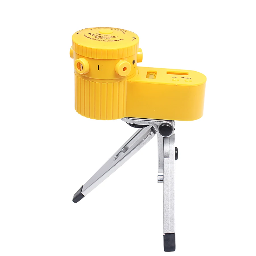 

Useful Vertical Horizontal Line Measuring Tool Adjustable Plastic Multifunction Laser Level Leveler Tool With Tripod