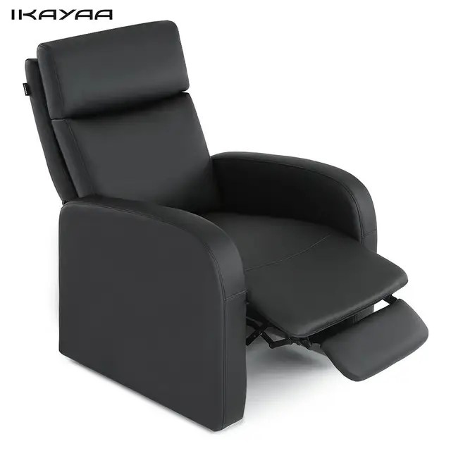 Us 419 11 Ikayaa Modern Comfortable Living Room Sofa Recliner Bounded Leather Glider Push Back Mechanism 130kg Load Capacity Stock In