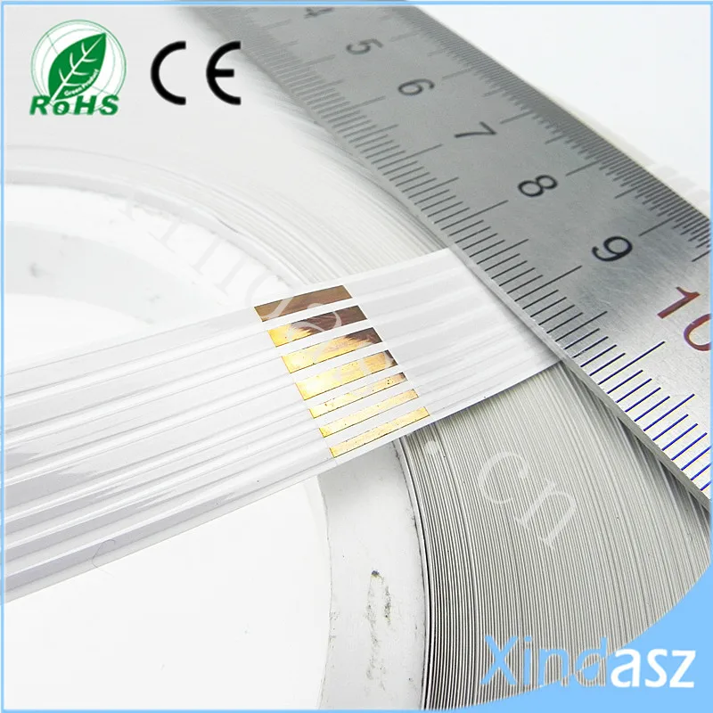 Высокое качество 7pin 0,2 мм Толщина 15 мм ширина 100 М длинные силовые ленты воздушная подушка FFC кабель