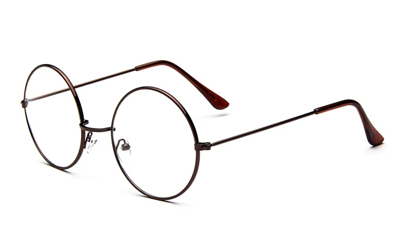 Круглые очки оправа металла оправа Очки для работы за компьютером очки прозрачные линзы оптические женские прозрачные очки - Цвет оправы: Bronze