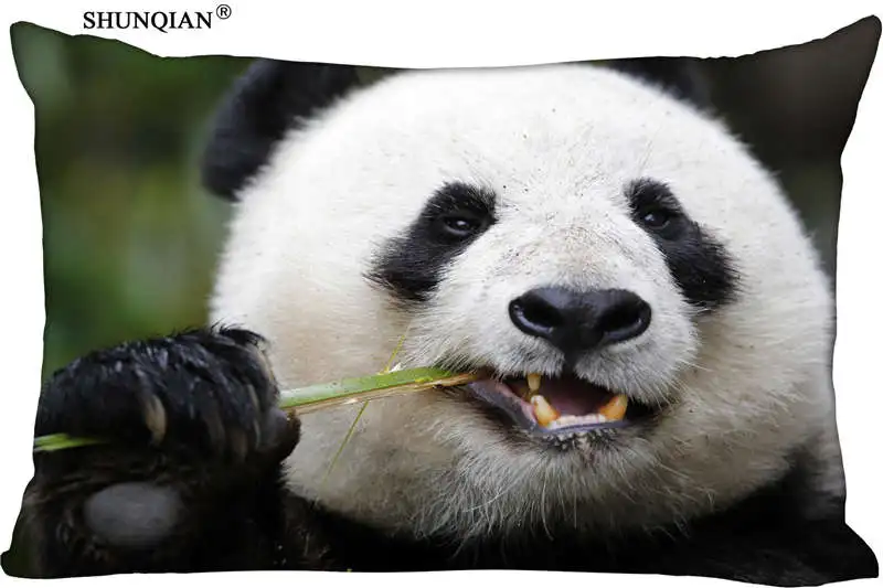 8 Горячая хороший Китай Panda прямоугольник Подушки Детские кейс на молнии свадебный обычай Наволочки для Спальня Подушки Детские Обложка 612 - Цвет: 8