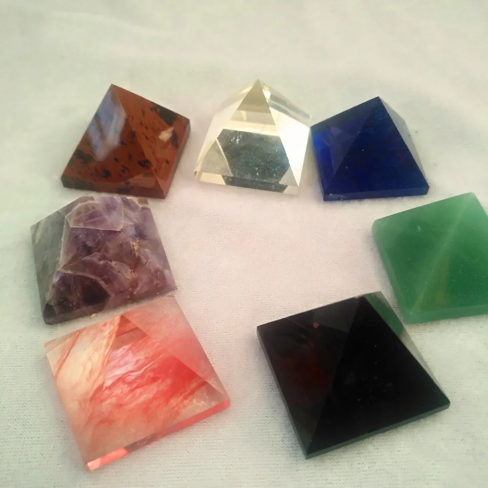 3 см натуральный аметист обсидиана пирамида из кристалла кварца|pyramid crystal|pyramid quartz