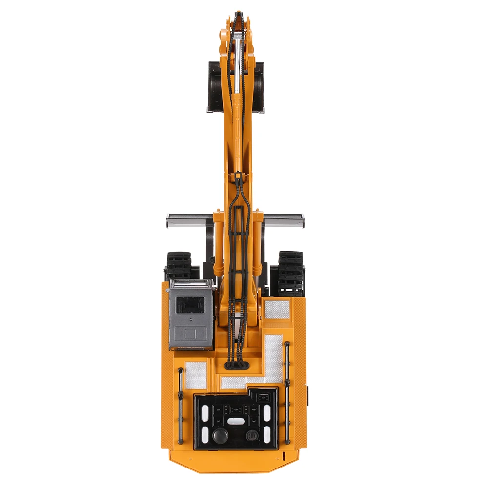 HUI NA TOYS NO.1510 2.4GHz 11CH RC Car Model Metal Alloy Engineering Electronic RC Excavator Heavy Machinery Music RC Toys (19)