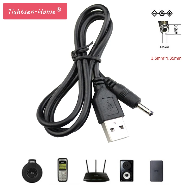 Оптовая продажа USB порт 3 5*1 35 5 в мм внутренний кабель питания с бочонком