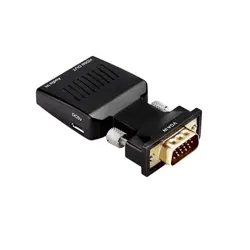 VGA к HDMI металлический Женский конвертер для HDTV монитор проектор ПК адаптер