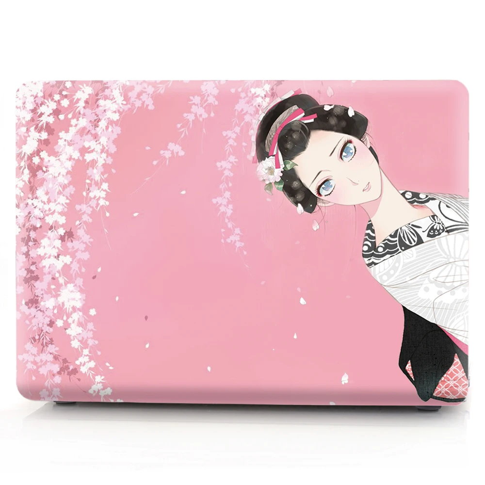 Чехол кимоно для Apple Macbook Air Pro Retina M1 чехол A2179 A2289 с цветным принтом чип 11 12 13 15 16
