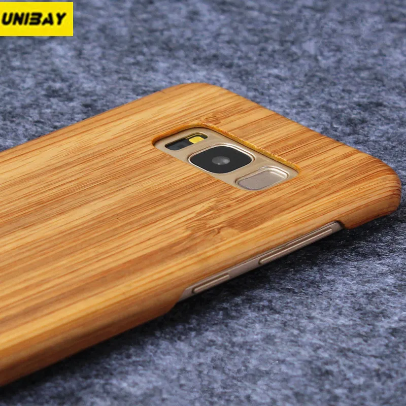 Для Galaxy S8 настоящий бамбуковый \ Универсальный чехол для Samsung Galaxy S8+ S8 плюс чехол Роскошный чехол для телефона для Samsung Galaxy S8 Plus