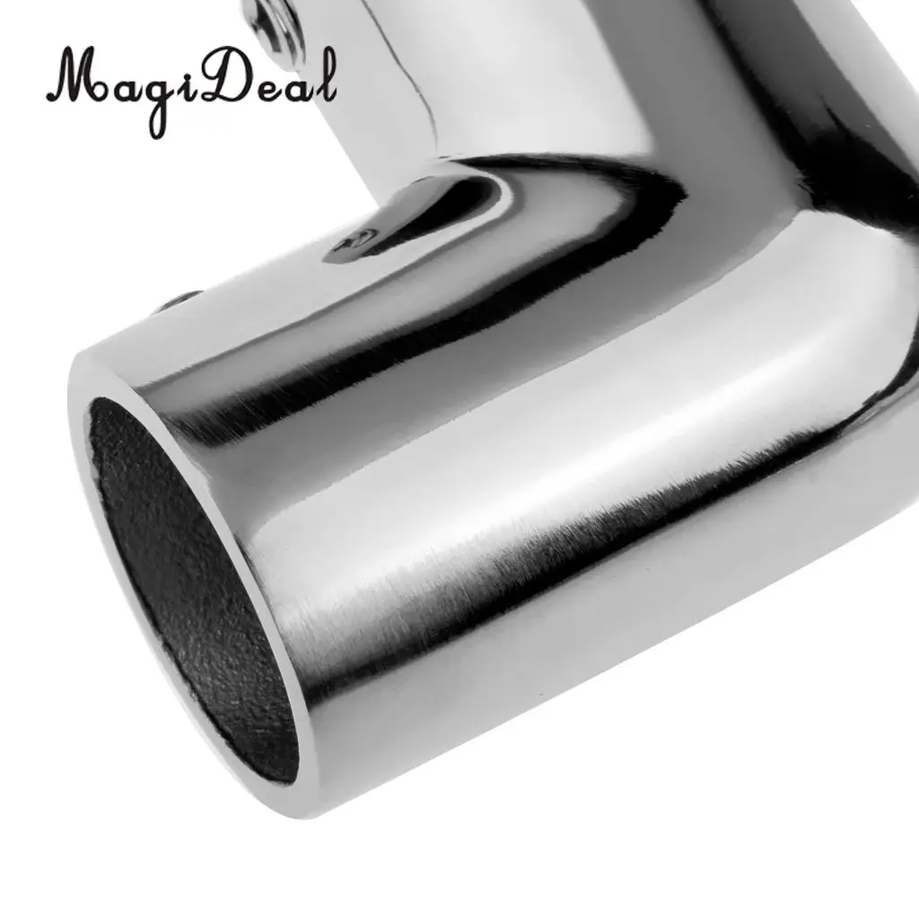 Durable Marine Boat Hand Rail Fittings 90 Degree Elbow -7/8' Tubing 316 Stainless Steel for Fishing Kayaking Canoeing Accessory