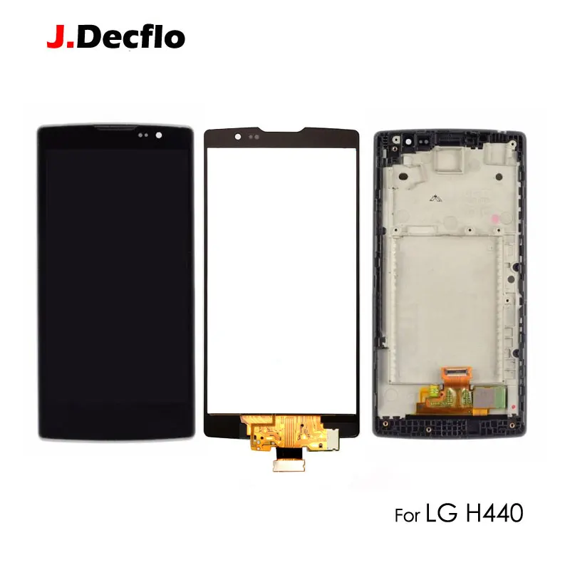 Замена для LG Spirit H440 H442 H422 H440N ЖК дисплей с сенсорным экраном дигитайзер полная