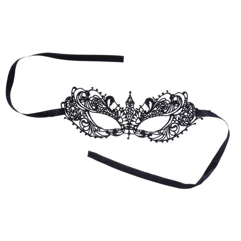 1 шт Черная Сексуальная Дамская кружевная маска, маска для глаз с вырезом для маскарада, вечеринки, нарядное платье, карнавальный костюм для Хэллоуина, маски, вечерние принадлежности - Цвет: Small Point
