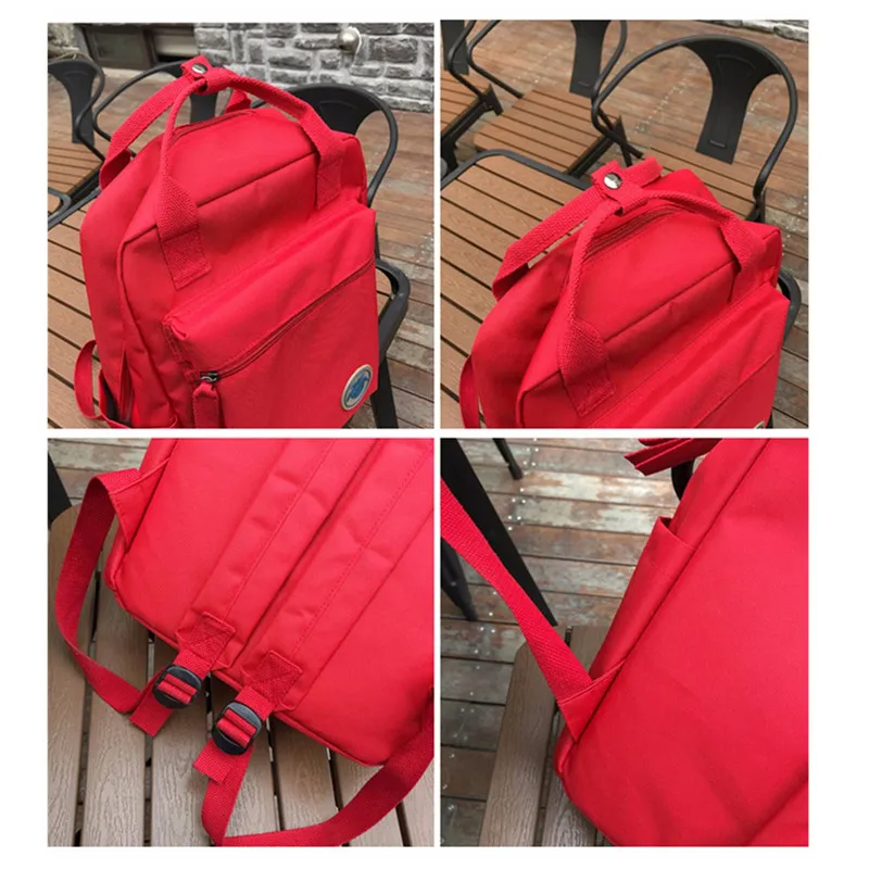 Osmond женский желтый красный рюкзак для девочек-подростков, повседневный рюкзак для путешествий Mochila, школьные сумки для женщин