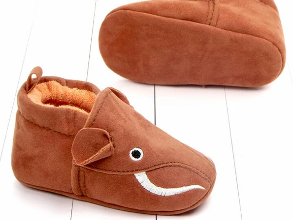 baby boots newborn boys infant shoes prewalkers crib shoes ankle boot faux fur fox baby elephant winter SandQ new cute shoe