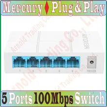 S105M 5 порты Ethernet коммутатор маленький и умный настольный коммутатор 5*10/100 Мбит/с RJ45 порты сетевые коммутаторы, подключи и играй