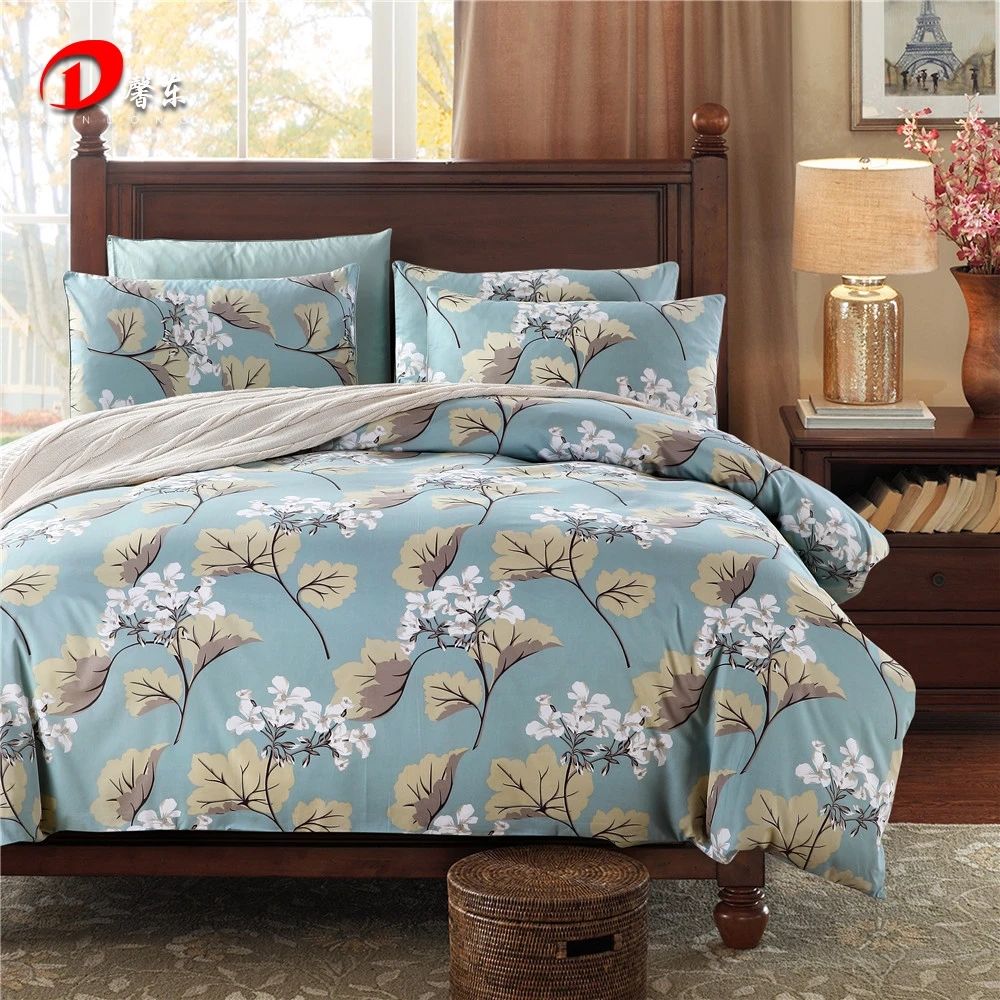 Luxury Satin Bed Linen Egyptian Cotton Bedding Set King Queen Size High