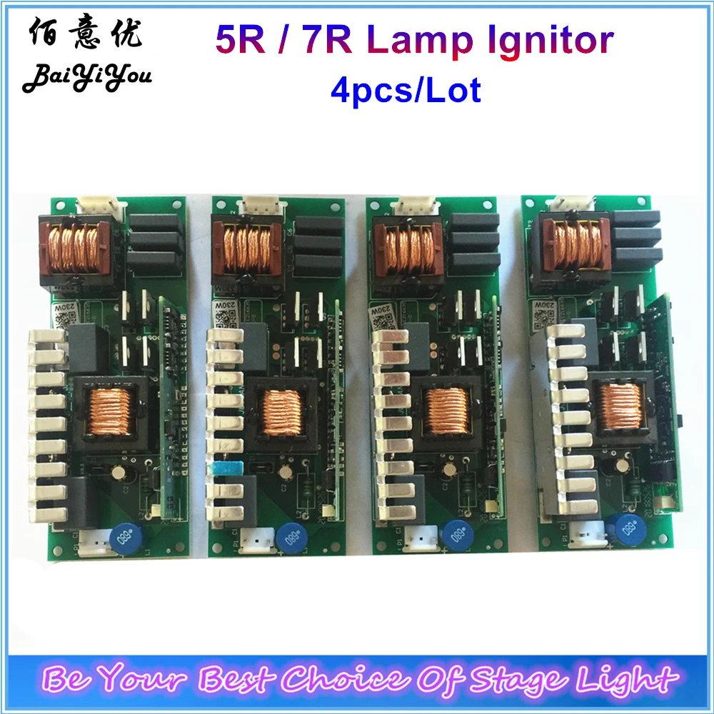 

4pcs/Lot DHL Fast Shipping Beam 5R 200W 7R 230W Electronic Ignitor Power Board 380V Moving Head Sharpy 5R 7R Driver Ballast