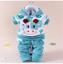 New 2016 Baby Clothing Set Cartoon font b Kids b font Apparel Boys Girls Children font