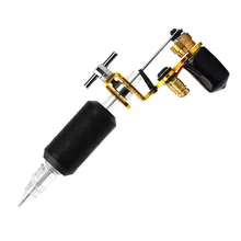 1 шт. Золотая профессиональная тело искусство роторная электрическая машинка для татуажа машина GunLinner Shader оборудование JU31