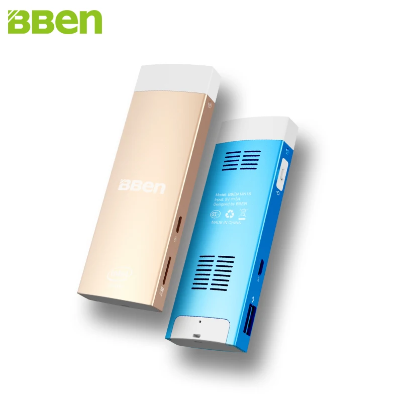 BBen Mini PC Windows 10 & Android 5.1 Intel Z8350 Quad Core DDR3L 2GB HDMI USB2.0 USB3.0 WiFi BT4.0 Stick PC Mini Computer PC