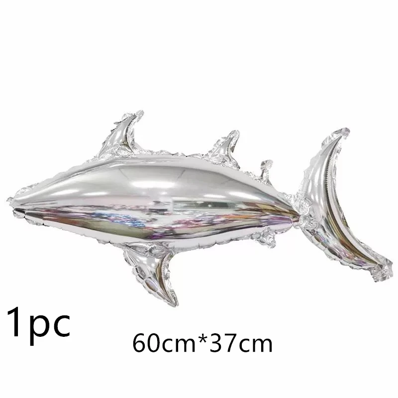 1 шт. воздушные шары морской тематики океана животных фольги Воздушные шары русалки Акула Рыба Осьминог для вечерние детские Душ День Рождения Декоративные детские игрушки - Цвет: 1pc