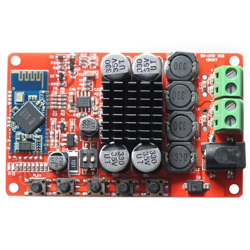 

SCLS TDA7492P 50W+50W Wireless Bluetooth 4.0 Audio Receiver Digital Amplifier Board