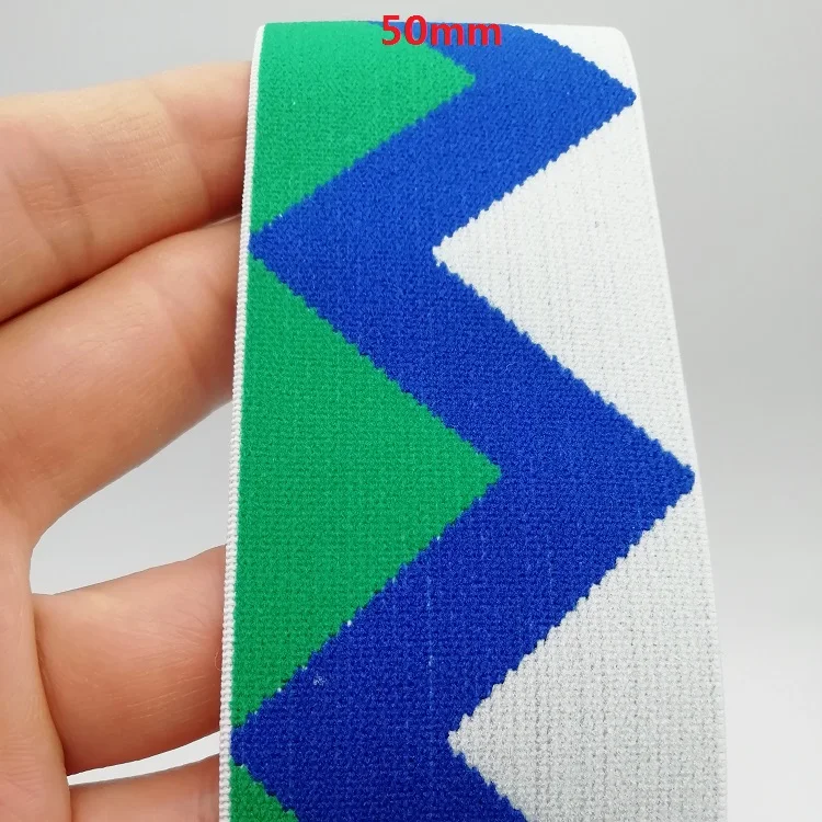 25 мм 38 мм 50 мм эластичные ленты для шитья diy сумки нижнее белье одежда пояс спортивная одежда тесьма 10 ярдов/партия - Цвет: 50mm