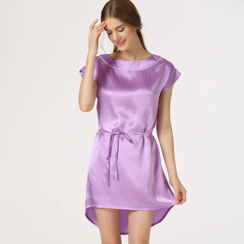 

High Quality Pijama Pregnant Women Nightwear Nightgowns Silk Sleepwear Casual Robe Summer Dress Maternity Home Clothing CE827