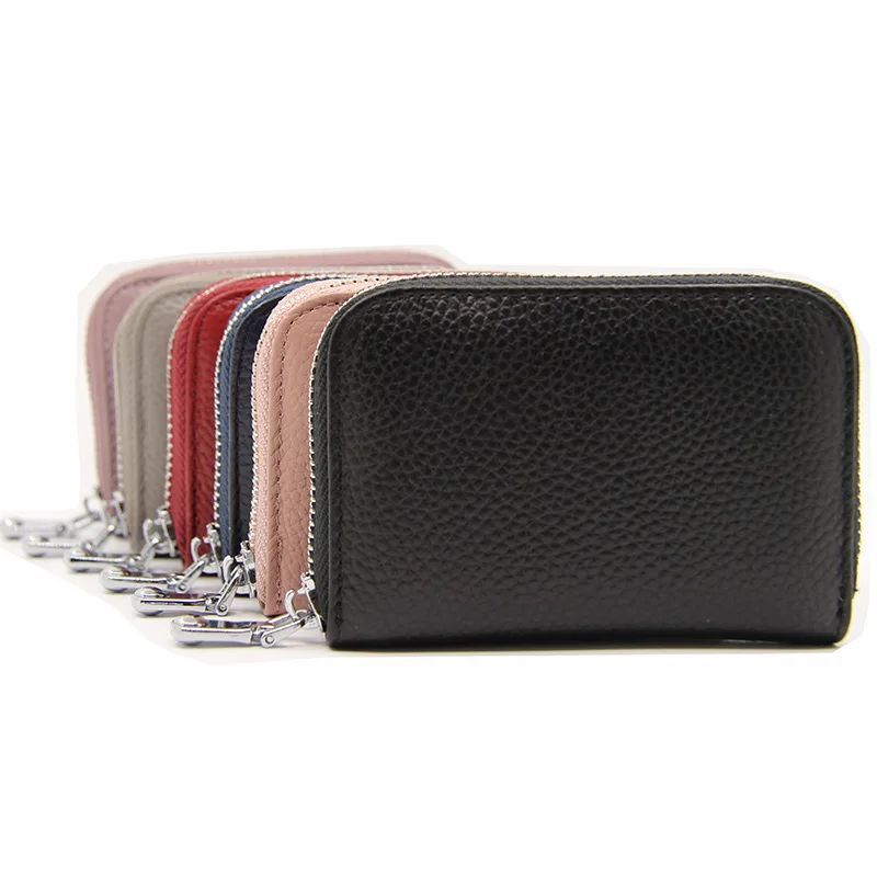 2018 Unisex Card Holders Wallet Genuine Leather Male Business RFID Cards Wallet High Capacity Female Credit Card Holders Purses 2018 Unisex Card Holders Wallet Genuine Leather Male Business RFID Cards Wallet High Capacity Female Credit Card Holders Purses