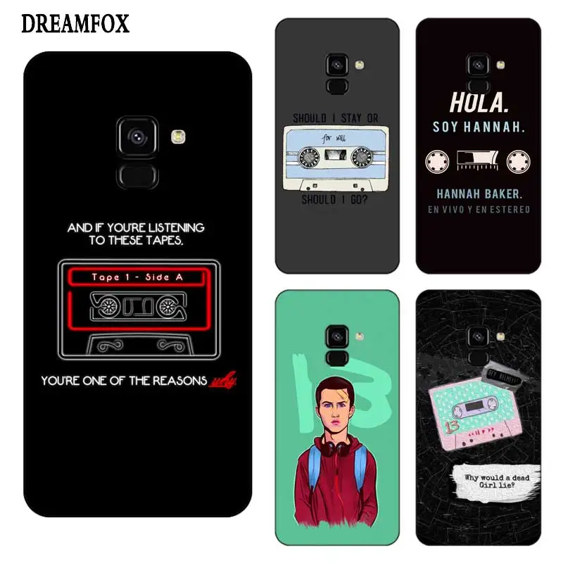 N241 13 причины по которым Черный силиконовый чехол Обложка для samsung Galaxy J2 J3 J4 J5 J6 J7 J8