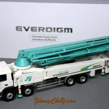 1:50 VOLVO EVERDIGM 52CX-5 цементный бетононасос грузовик инженер машинное оборудование литье под давлением игрушка модель коллекция, игры, украшения