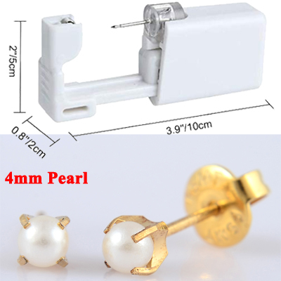 Disposable Self Ear Piercing Gun Sterile Cartilage Tragus Helix Piercing Unit NO PAIN Piercer Tool Machine Kit With Stud