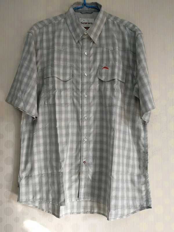 sage plaid front view
