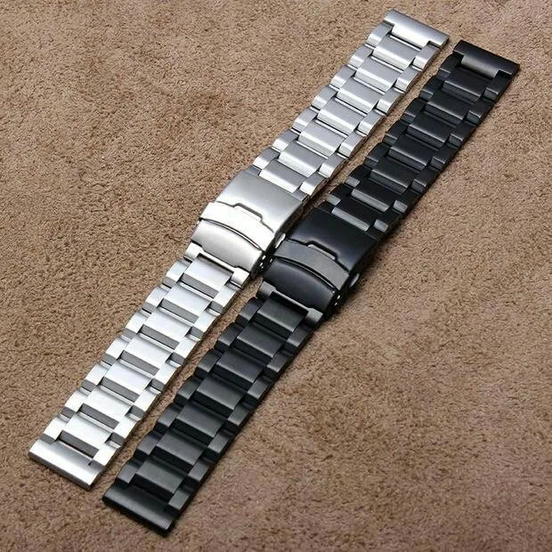 Link Watch Strap Accessories Men's Watchbands 316L Stainless Steel Rose Gold Strap 18mm 20mm 22mm 24mm Black Silver Rose Gold Link Watch Strap Accessories Men's Watchbands 316L Stainless Steel Rose Gold Strap 18mm 20mm 22mm 24mm Black Silver Rose Gold