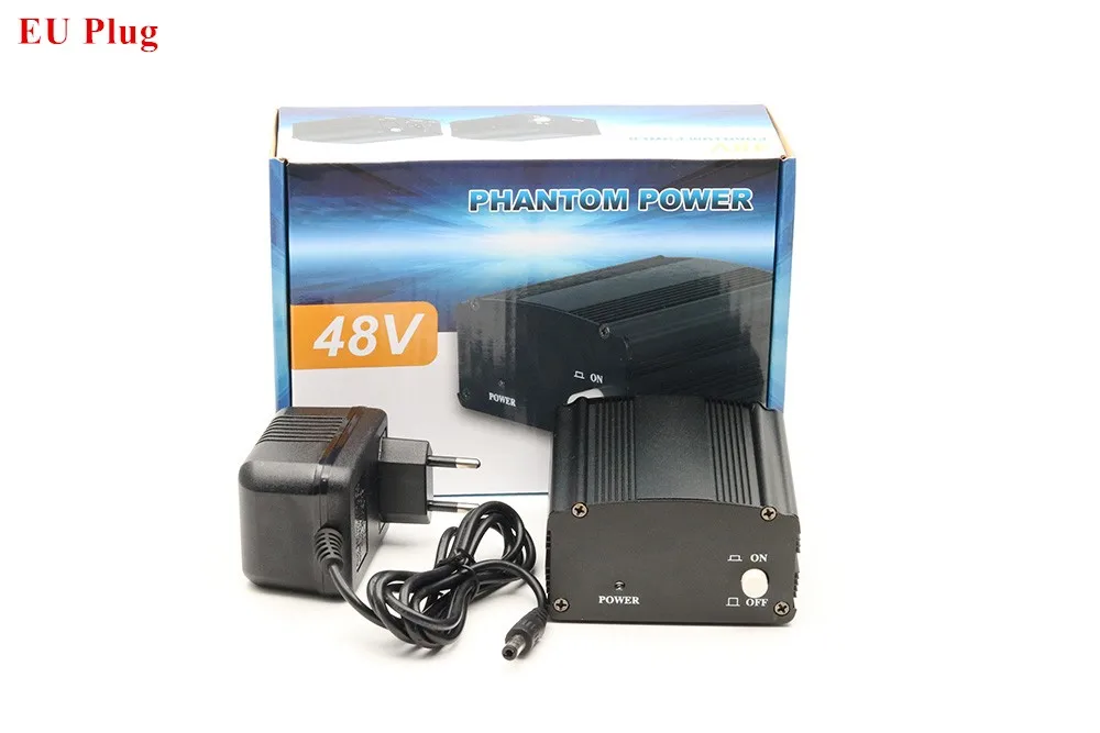 GEVO 48v phantom power supply with adapter EU 3M audio XLR cable for condenser microphone studio music voice recording equipment 14