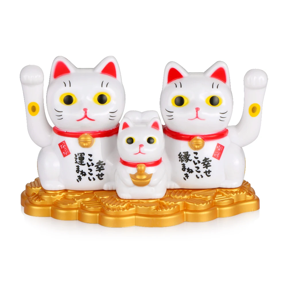 Автомобильные украшения ABS Lucky Cat украшение для салона автомобиля милая солнечная
