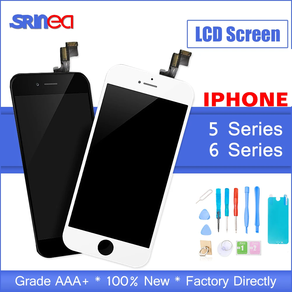 ЖК дисплей для iPhone 5 5C 5S 6 6S Plus AAA Качество Apple i Phone C 6Plus Замена дисплея с 3D сенсорным
