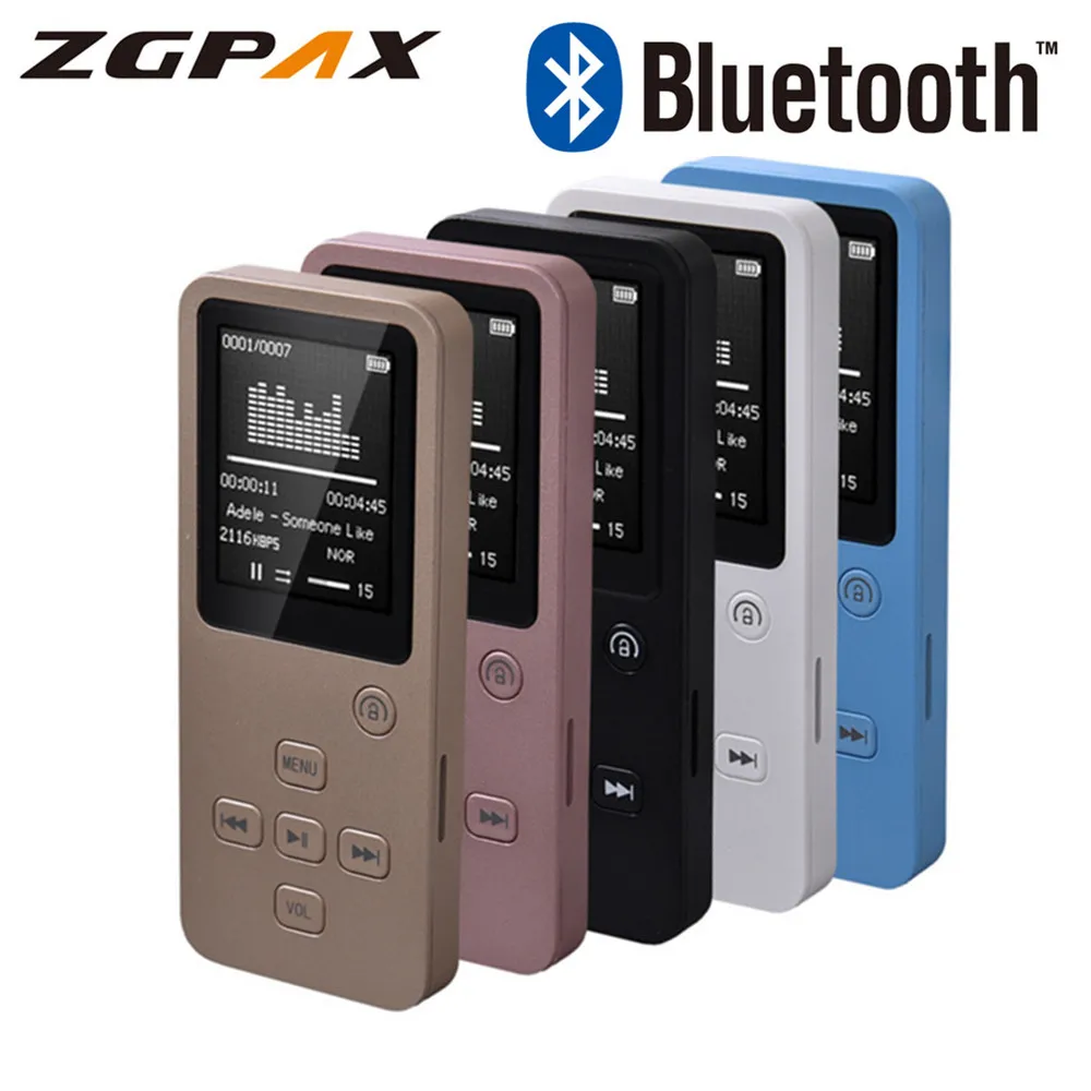  32GB Bluetooth MP4 Player Support TF card FM E-book Pedo Meter Clock Portable 1.8'' Screen Speaker 