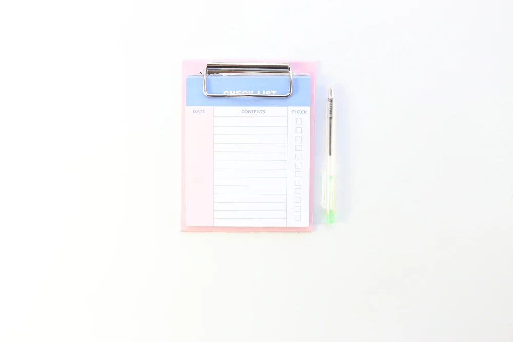 Милый красочный kawaii школьный письменный стол блокнот-планировщик набор канцелярских принадлежностей: Еженедельный ежедневник, проверьте список блокнот с ручкой