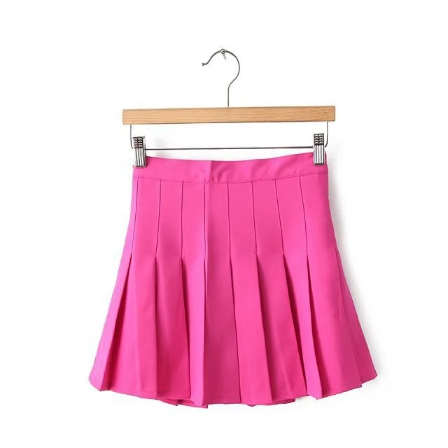 BIVIGAOS весна лето Модные женские сексуальные винтажные Обтягивающие юбки с высокой талией Короткая мини-юбка плиссе юбки женская одежда