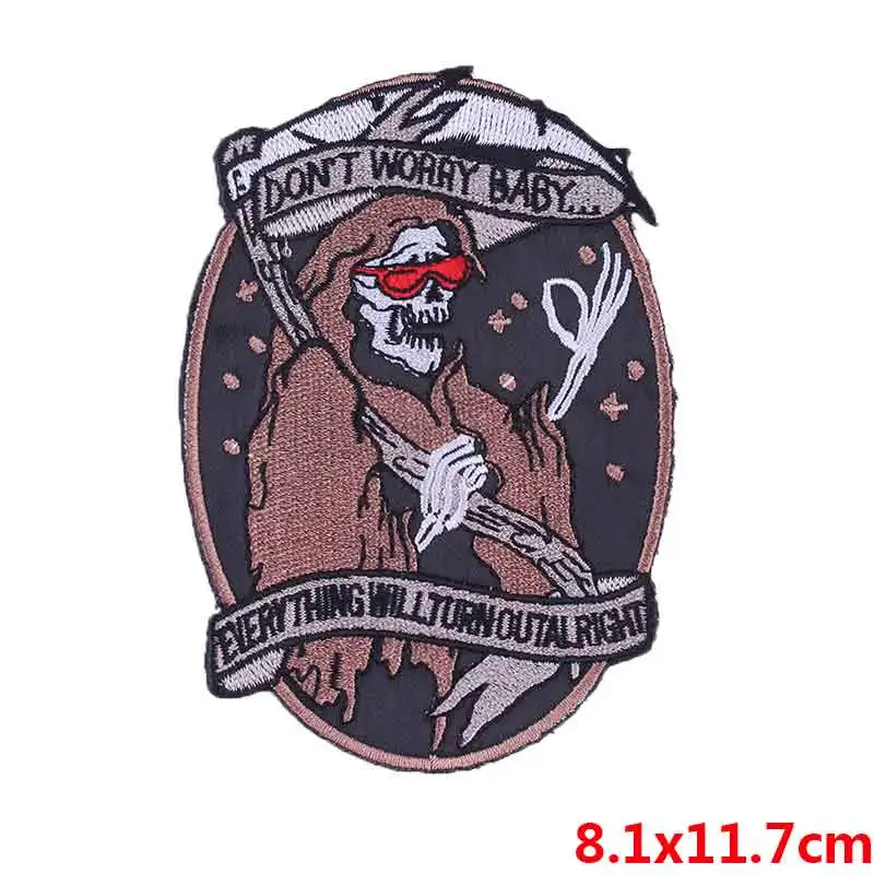 Нашивка для одежды Prajna из аниме киноривердэйла аппликация Guns N Roses вышивка