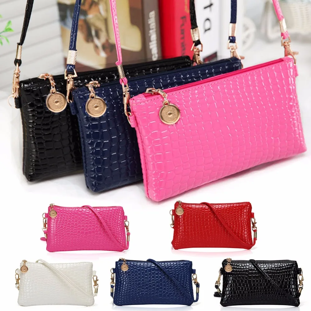 New 1Pc Women Mini Shoulder Bag Messenger Bag Faux Leather Crossbody Bag Satchel Handbag-in ...