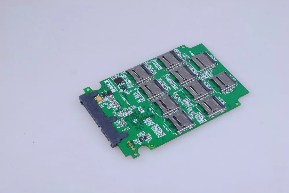 10 портов Micro SD TF карта памяти для SATA SSD адаптер с RAID Quad 2 5 "дюймовый конвертер|memory