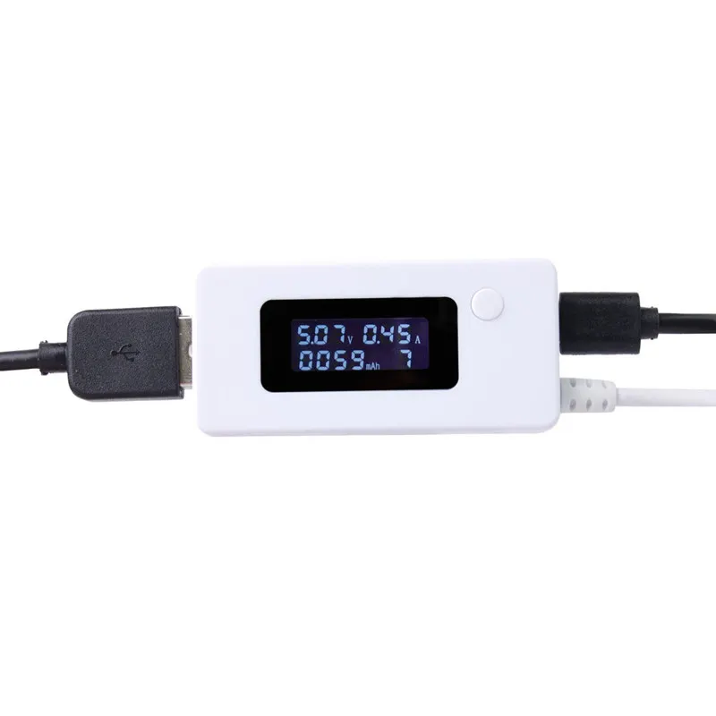 LCD USB Charger Capacity Current Voltage Tester Meter For phone power bank