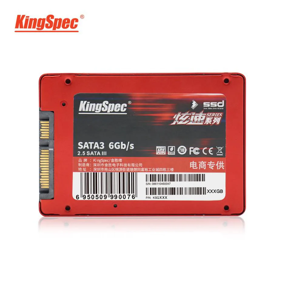 KingSpec 960 ГБ SSD HDD 2,5 дюймов SATA3 SSD 960 ГБ диско внутренний SATA Schijf диск красный металлический чехол для настольных ноутбуков планшетов