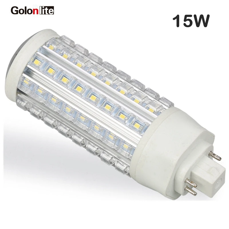Led Golonlite G24 de 4 pines, 15W, 42W, 32W, PLT, CFL, GX24Q, GX24D, E27,  luz LED PLC Ra80 CE, alta calidad, 3 años de garantía|led rgb led|led  headlight bulb h7led sidelight -