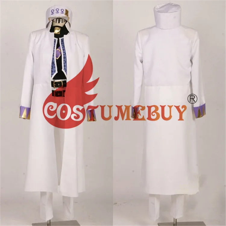 CostumeBuy JoJo невероятное приключение Stardust крестоносцев Kujo Джотаро Косплэй костюм на Хэллоуин Карнавальный полный набор индивидуальный заказ