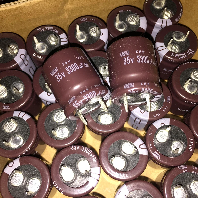 10 шт. 3300 мкФ 35В NIPPON NCC KMH серии 22x25 мм супер сокращена 35V3300uF Алюминий