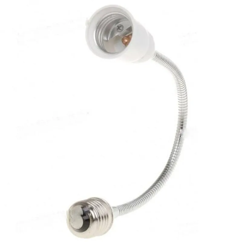 

Flexible E27 to E27 20cm Length Extend LED light Bulb lamp Holder Converters Adapter Socket Base Type Extension BS