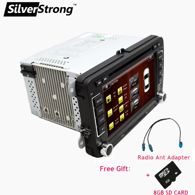 SilverStrong 2DIN универсальный автомобильный DVD для Volkswagen Passat B6 B7 Polo Jetta Golf5 6 радио VW
